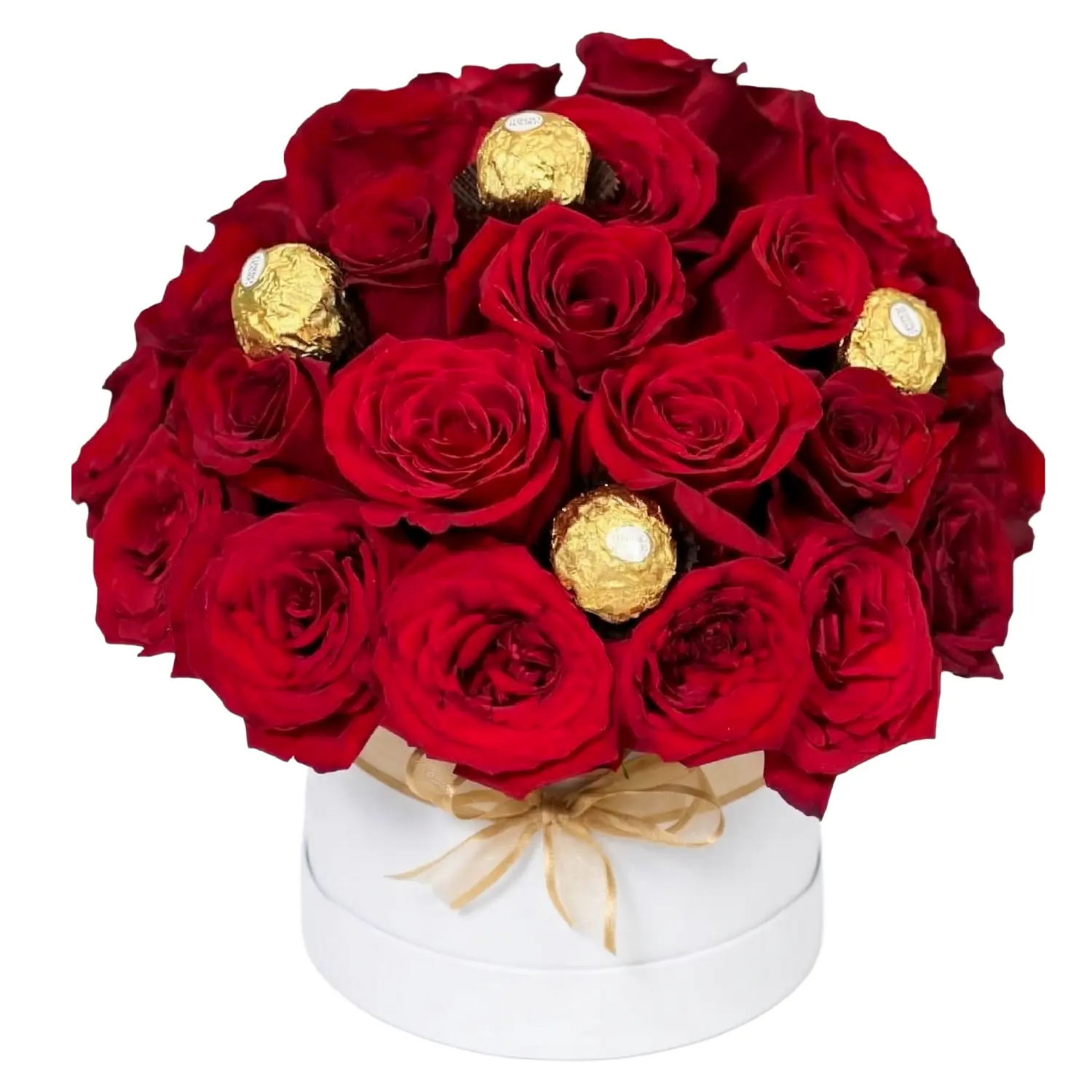 Arreglo floras con 50 rosas para aniversario con chocolate en Guayaquil - Floreria DIFIORI Guayaquil